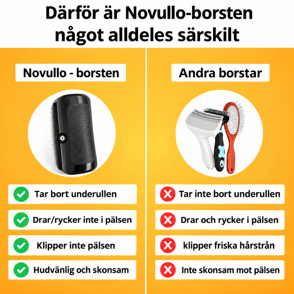 Novullo™ - Hundborste